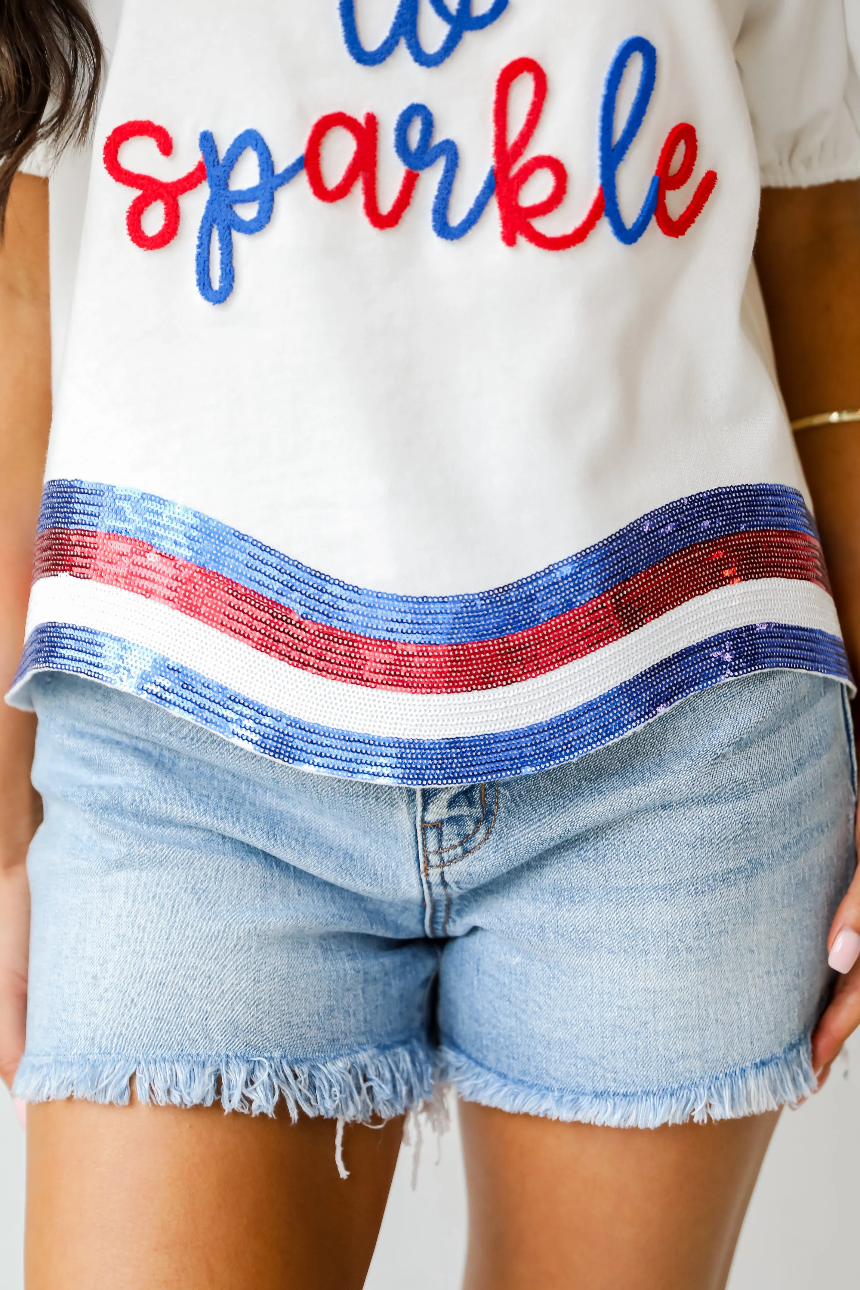 FINAL SALE - Born To Sparkle Sequin Top
