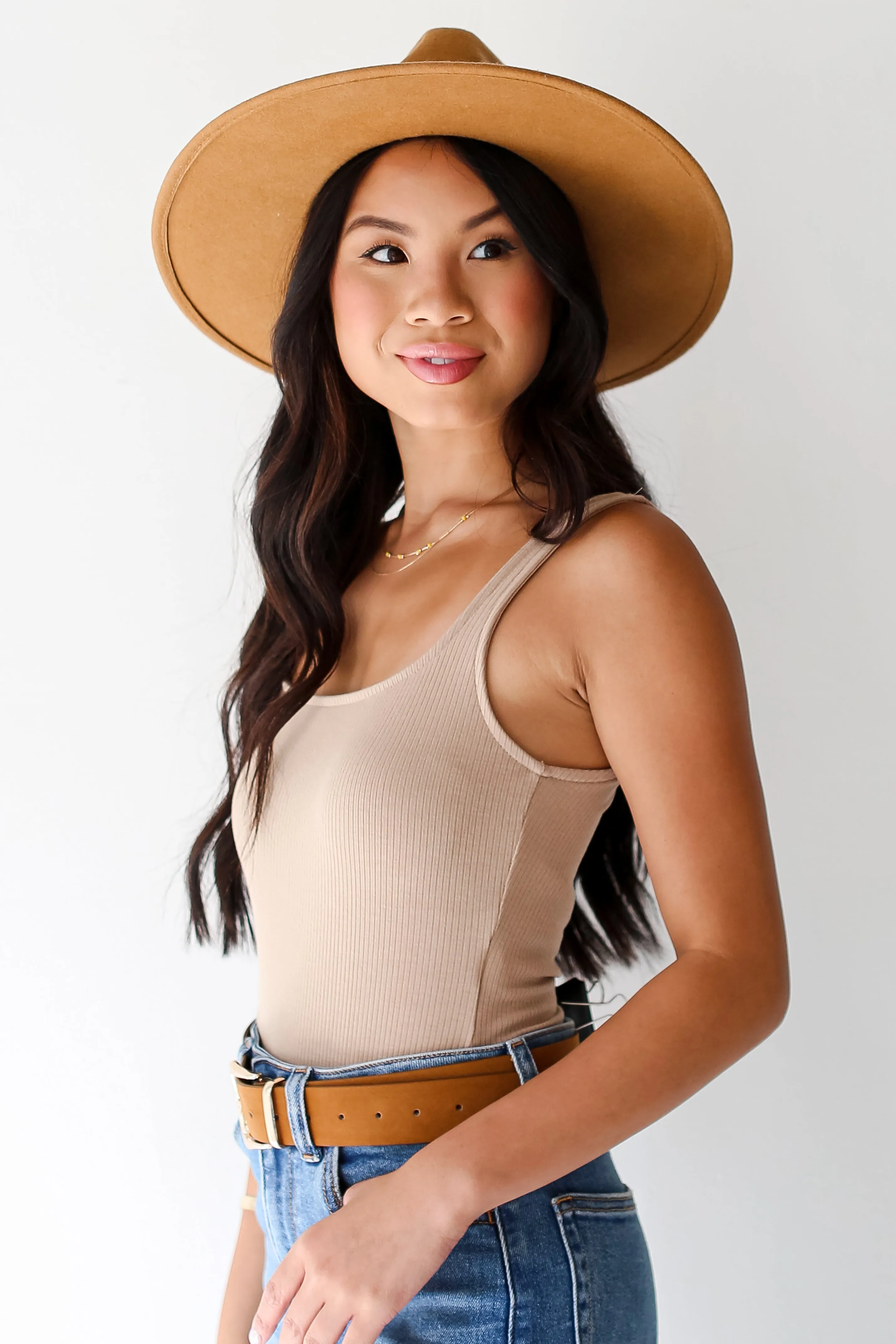 FINAL SALE - On My Mind Everyday Ribbed Bodysuit