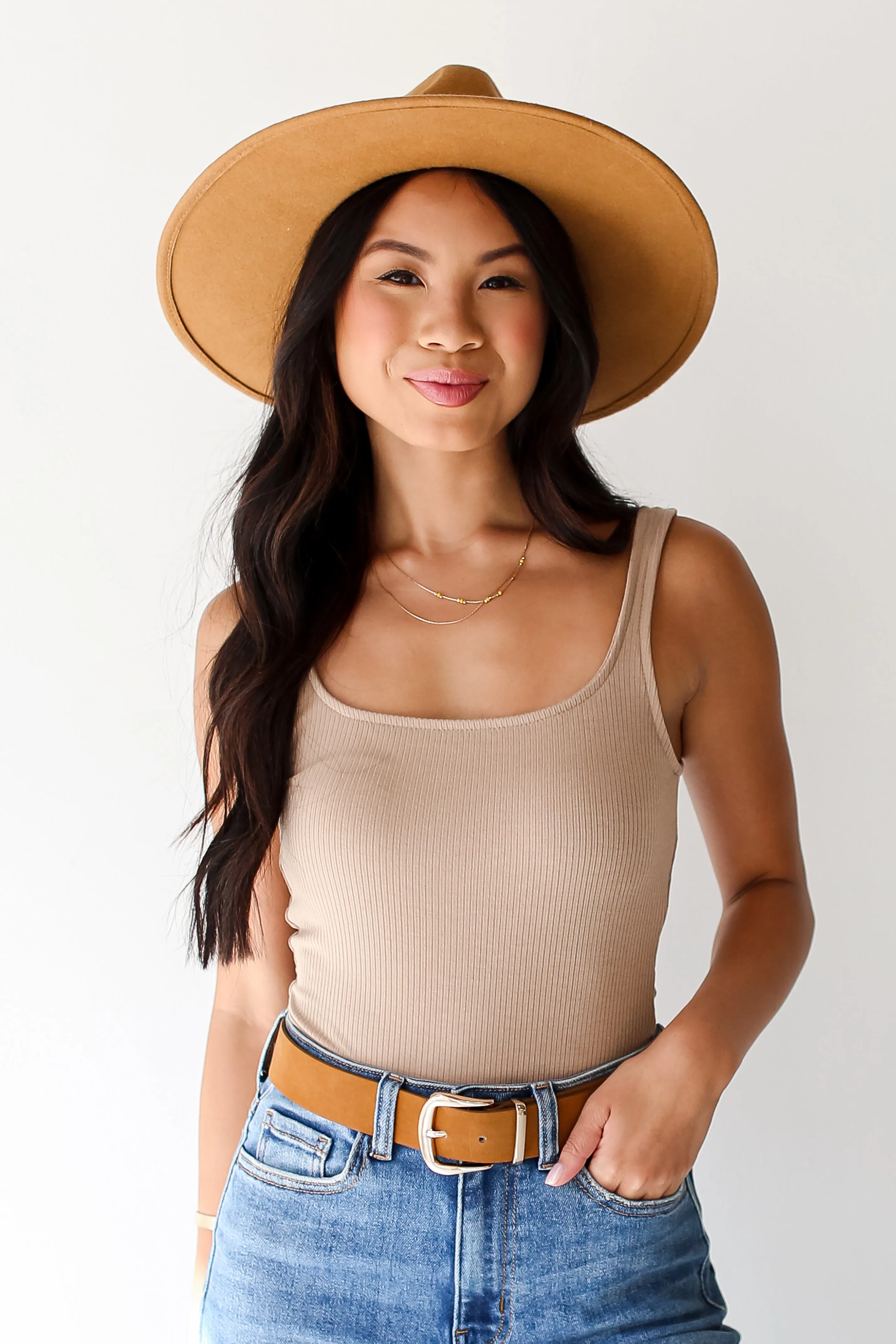 FINAL SALE - On My Mind Everyday Ribbed Bodysuit
