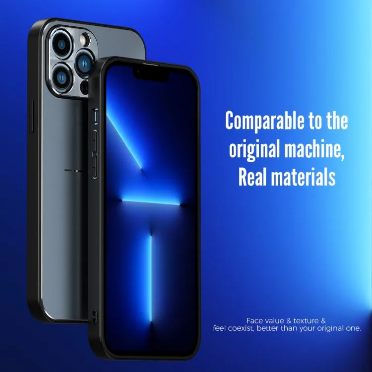 For iPhone 11 R-JUST RJ-52 3-Line Style Metal TPU Shockproof Protective Case