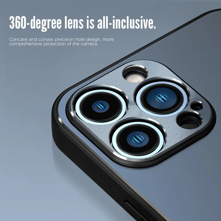 For iPhone 11 R-JUST RJ-52 3-Line Style Metal TPU Shockproof Protective Case