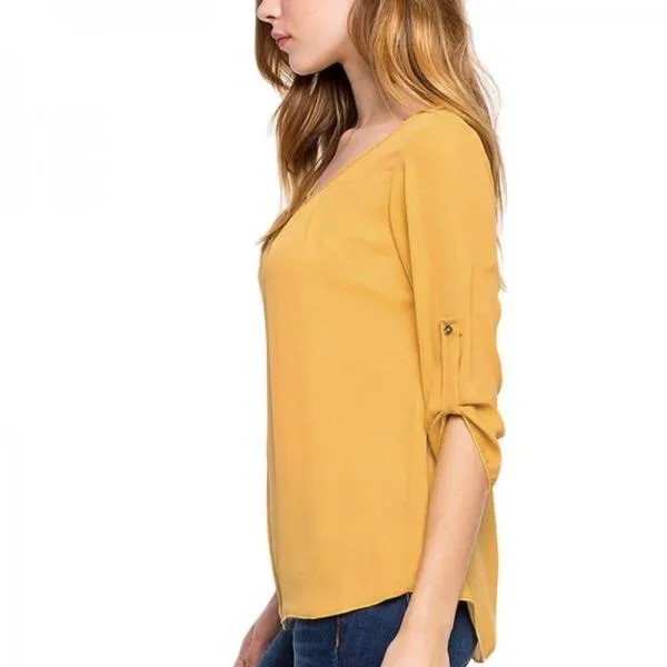 Green Yellow Women Shirt Chiffon Blusas Femininas Tops Elegant Ladies Formal Office Blouse Plus Size O Neck Shirt Women