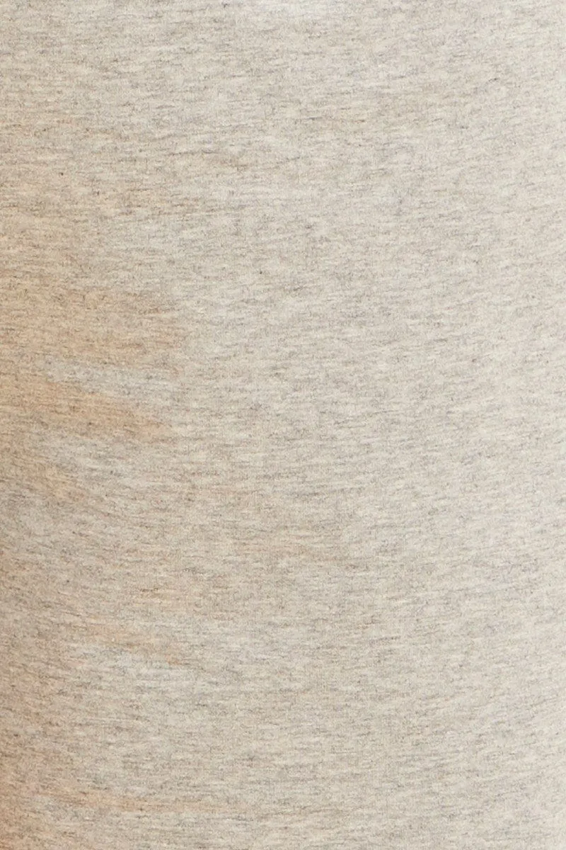Grey Relaxed Short Pull On Cotton Terry Stretch