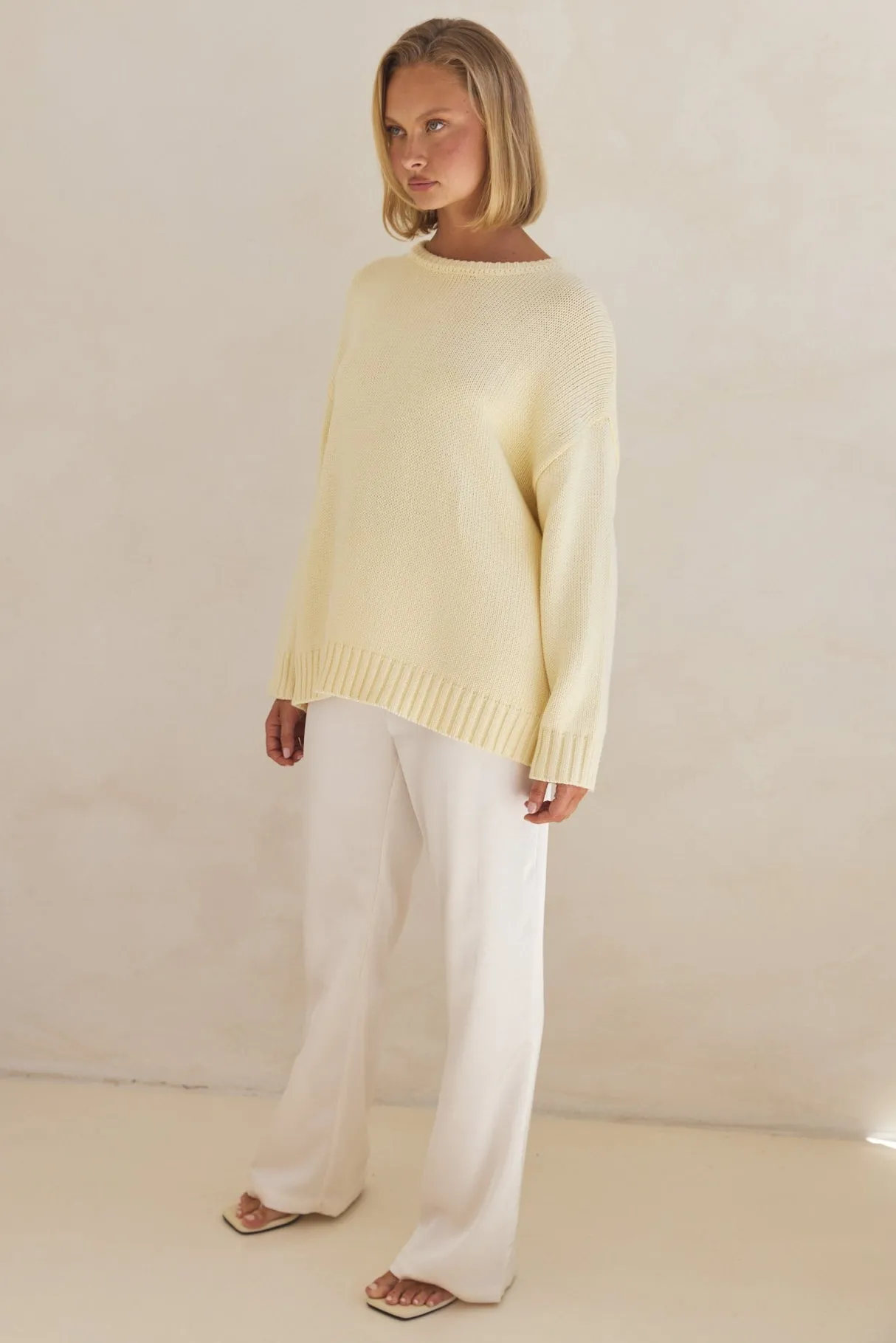 Harlow Knit Jumper (Butter)