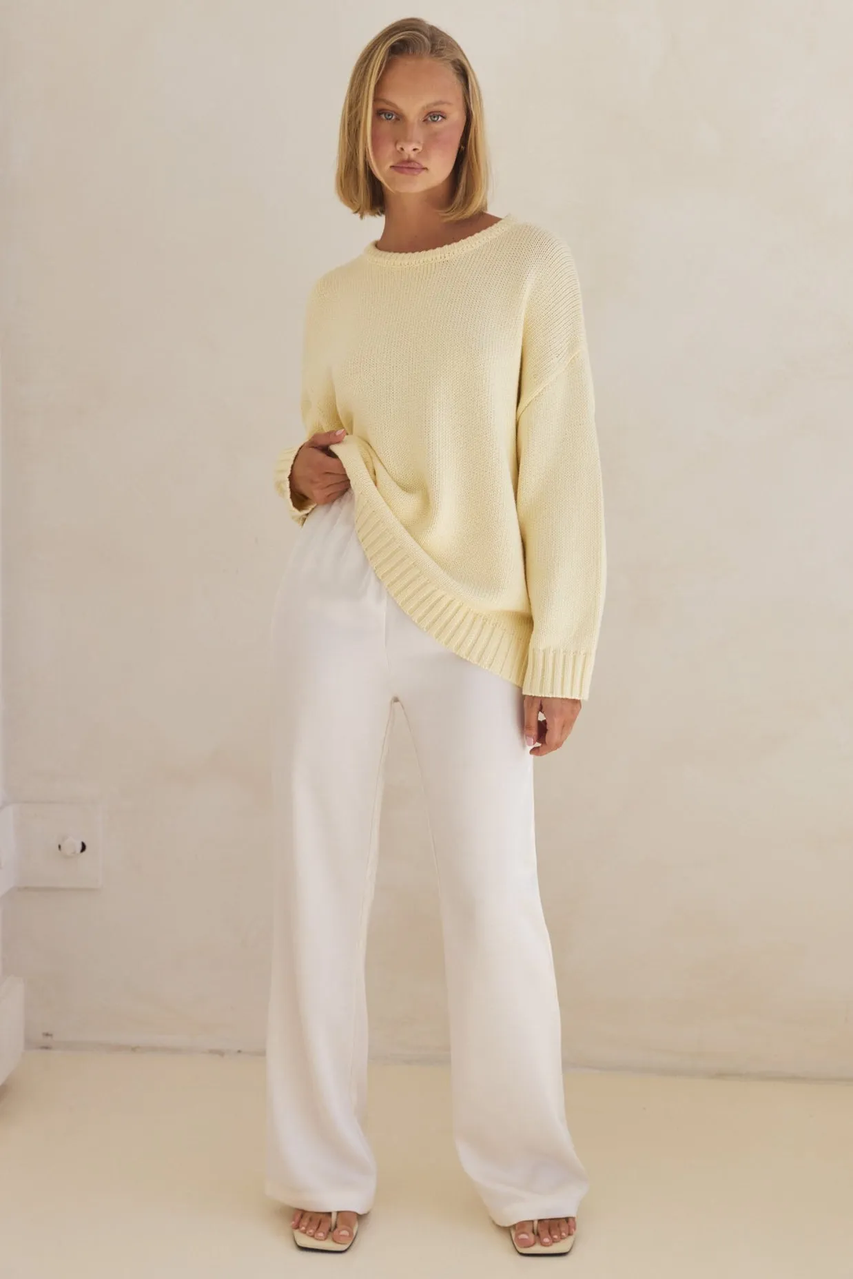 Harlow Knit Jumper (Butter)
