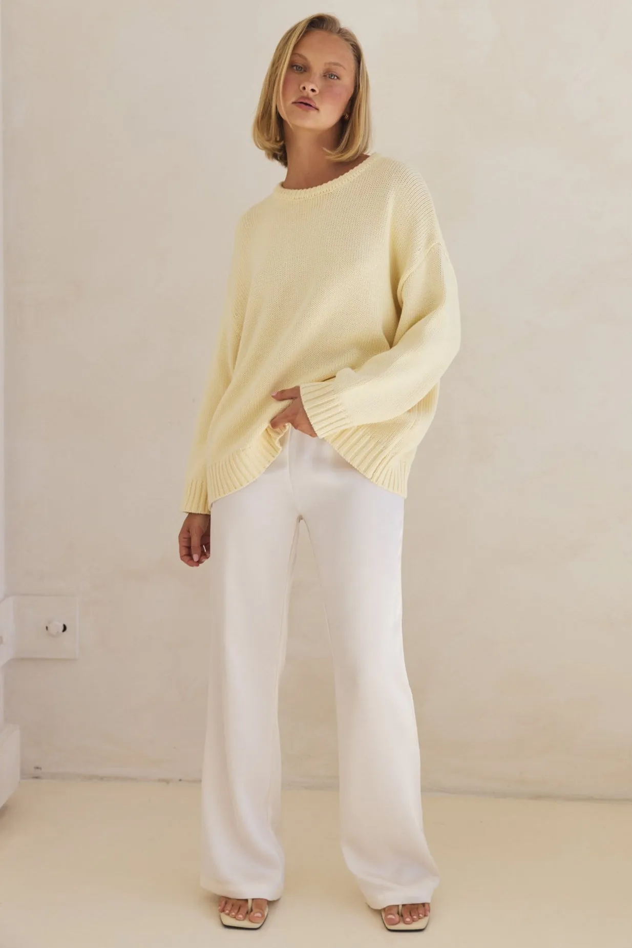 Harlow Knit Jumper (Butter)