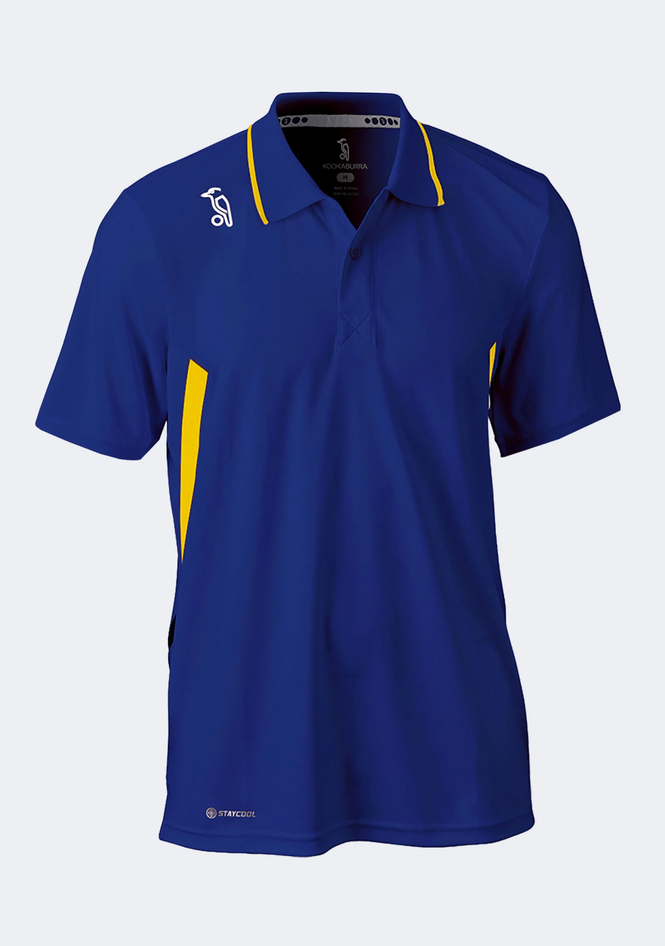 Kookaburra Men's KB Training Polo Royal Blue Gold