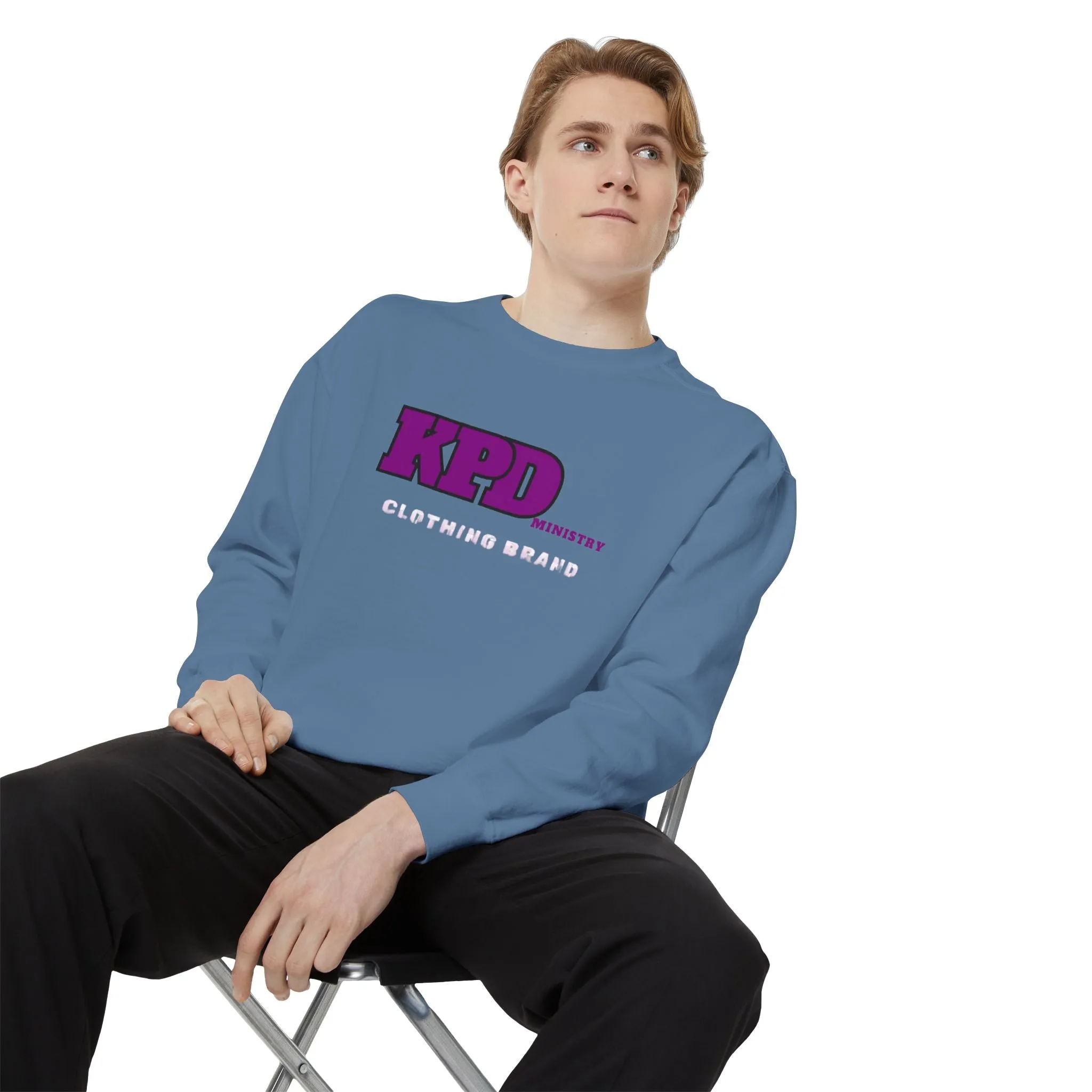 KPD Ministry Unisex Garment-Dyed Sweatshirt - Comfortable, Stylish, and Versatile Apparel