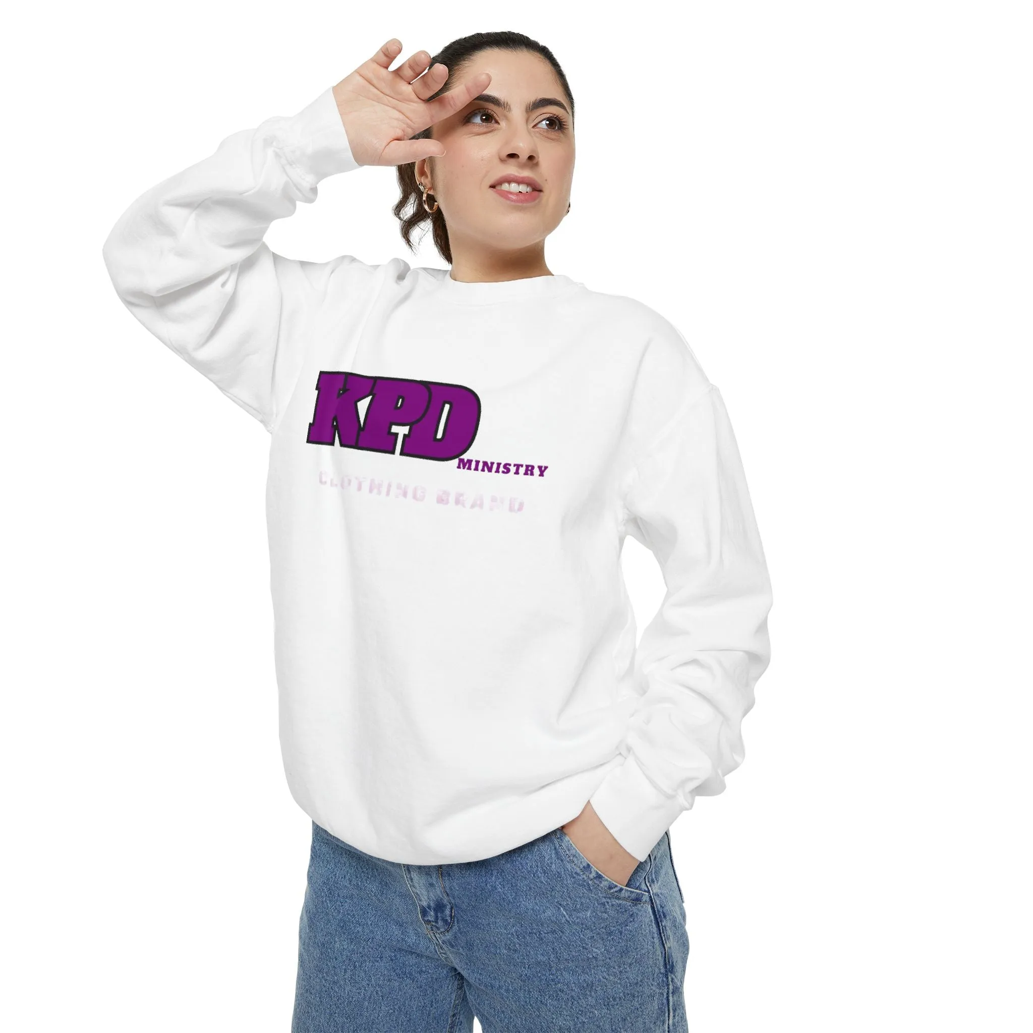 KPD Ministry Unisex Garment-Dyed Sweatshirt - Comfortable, Stylish, and Versatile Apparel