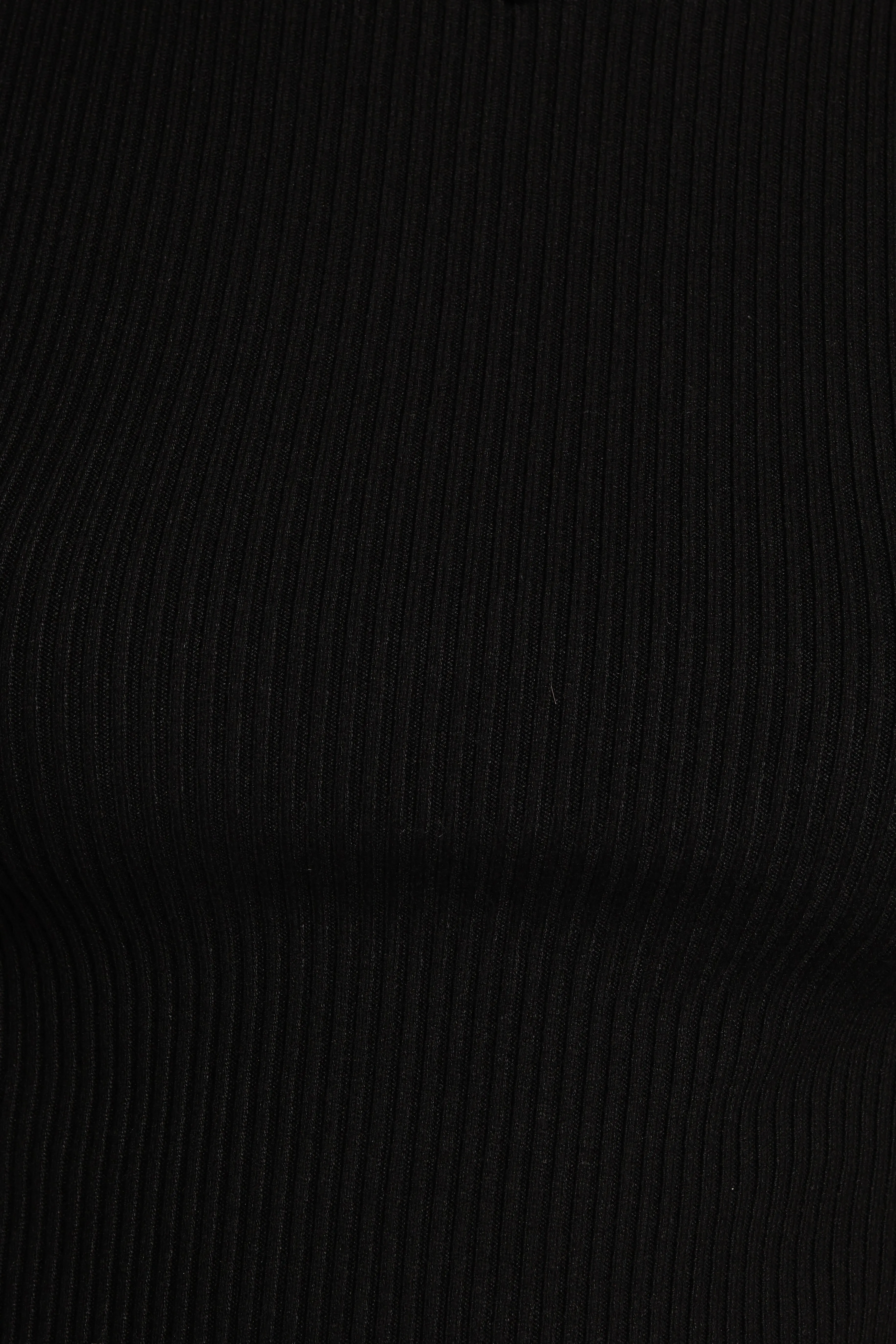 Kya Short Sleeve Knit Top - Black