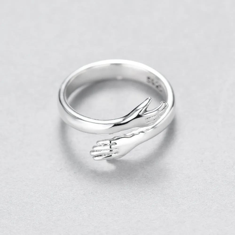 Love hug couple ring
