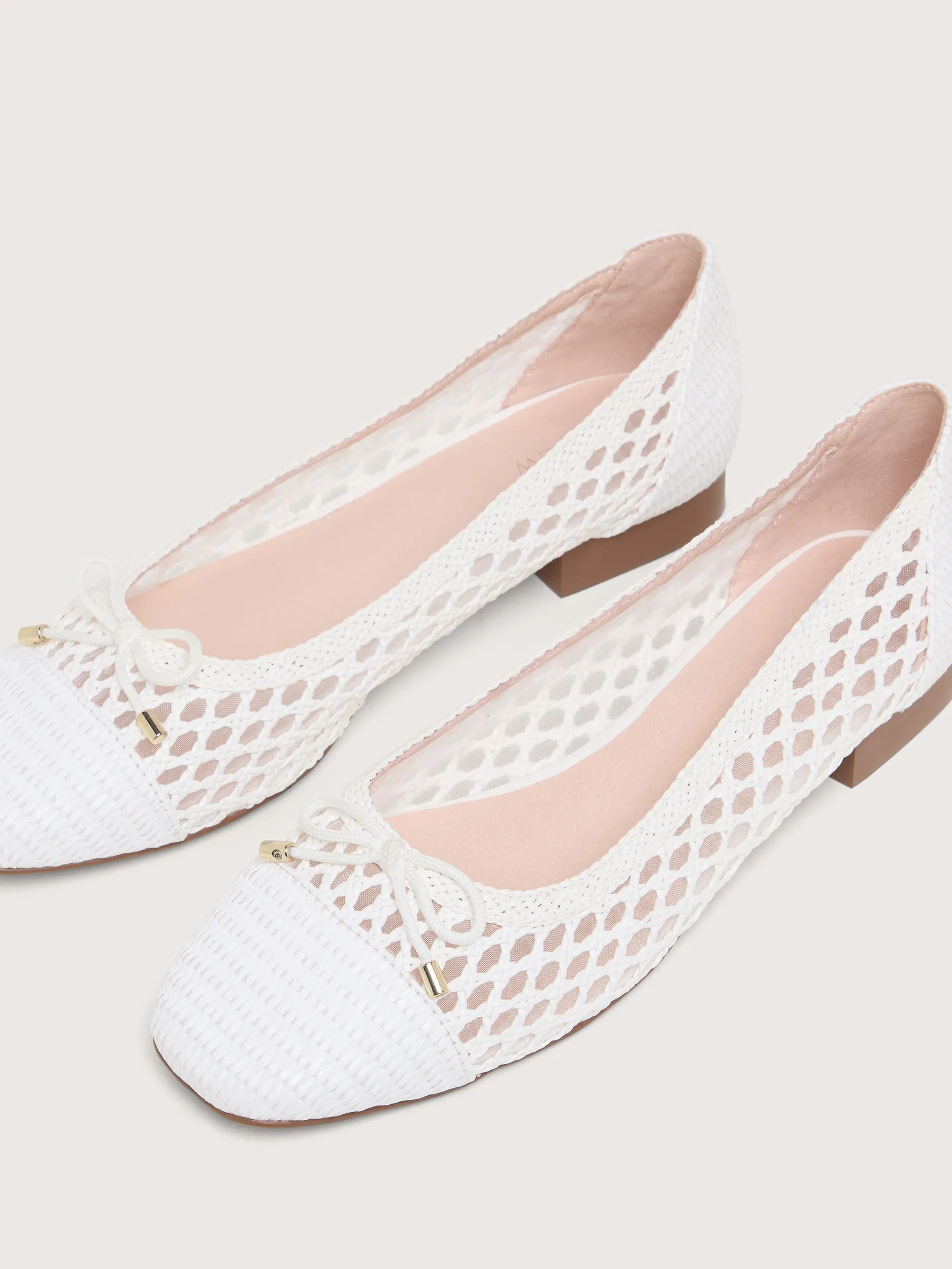 Maelle Raffia Ballet Flat