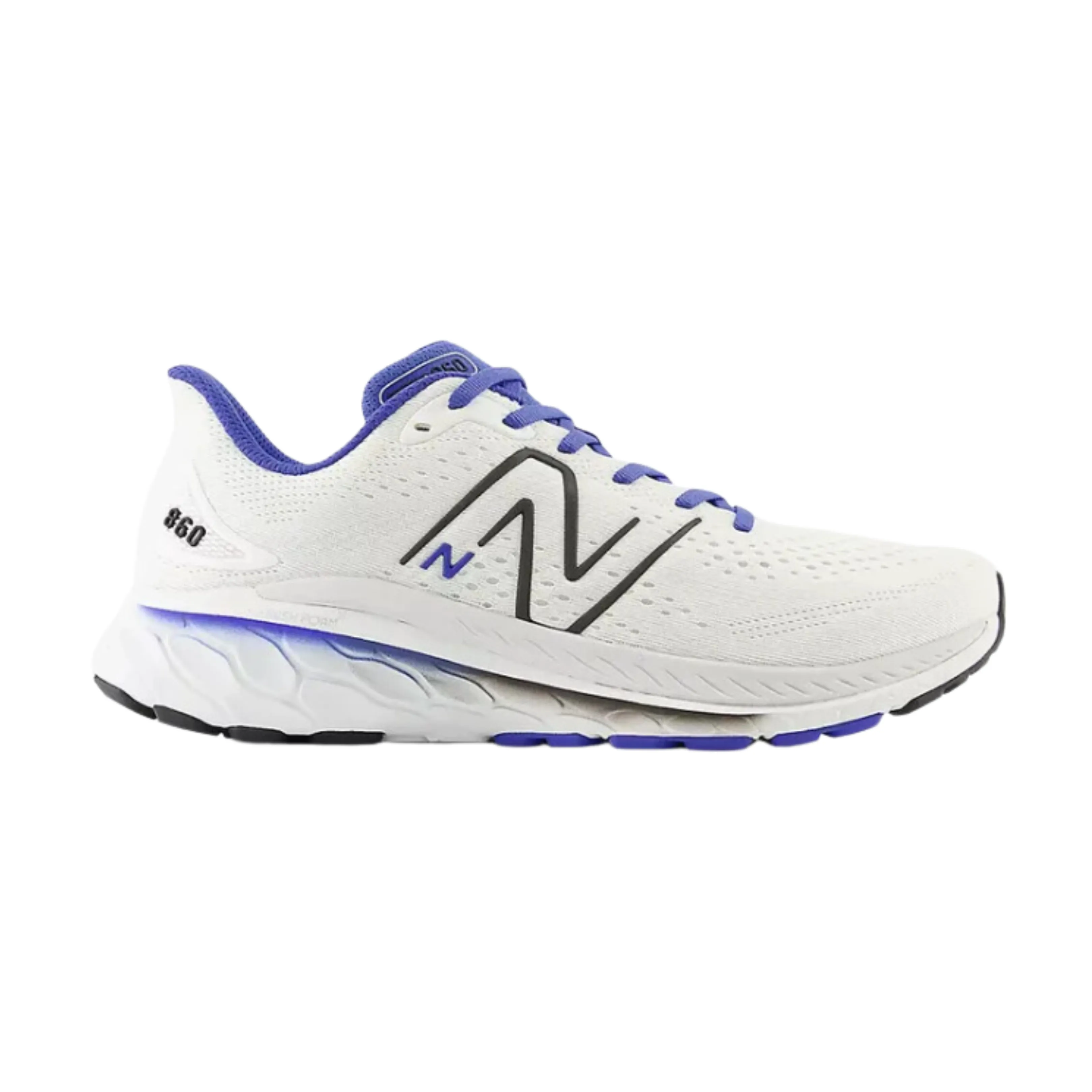 Men's Fresh Foam x 860v13 - White with Marine Blue (D Width)