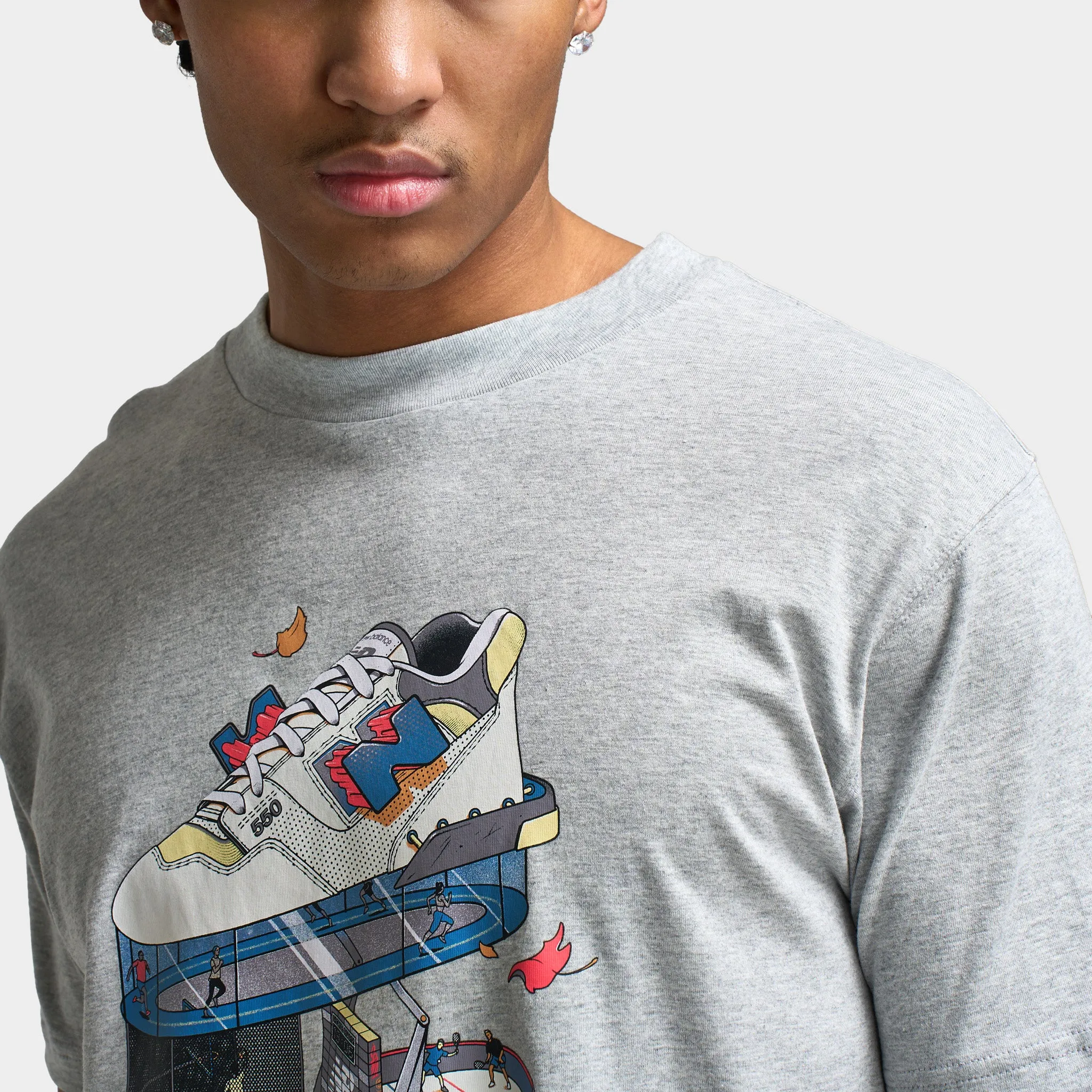 New Balance Fitness Center T-Shirt / Athletic Grey