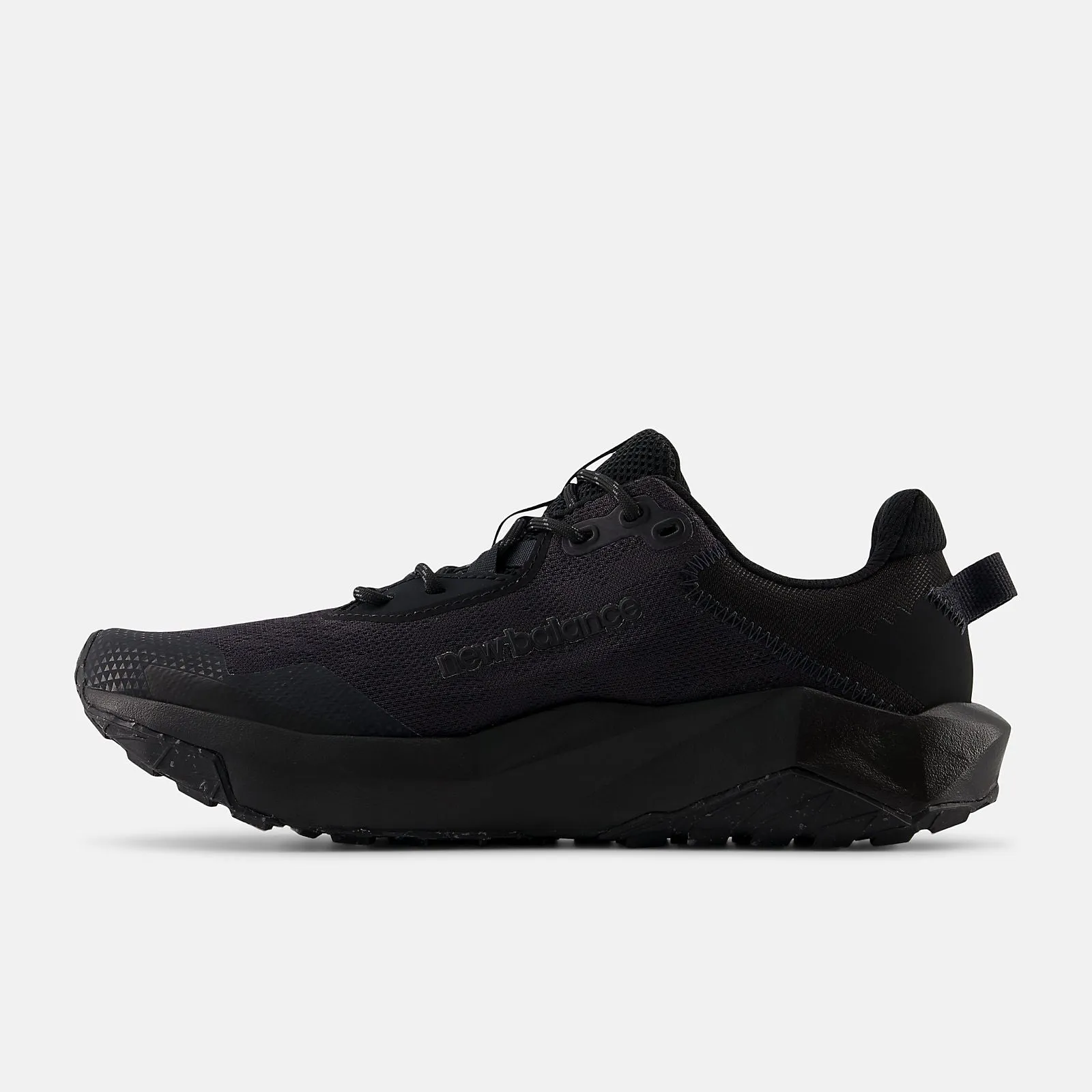 NEW BALANCE MEN'S DYNASOFT NITREL V6 TRIPLE BLACK TRAIL SHOES