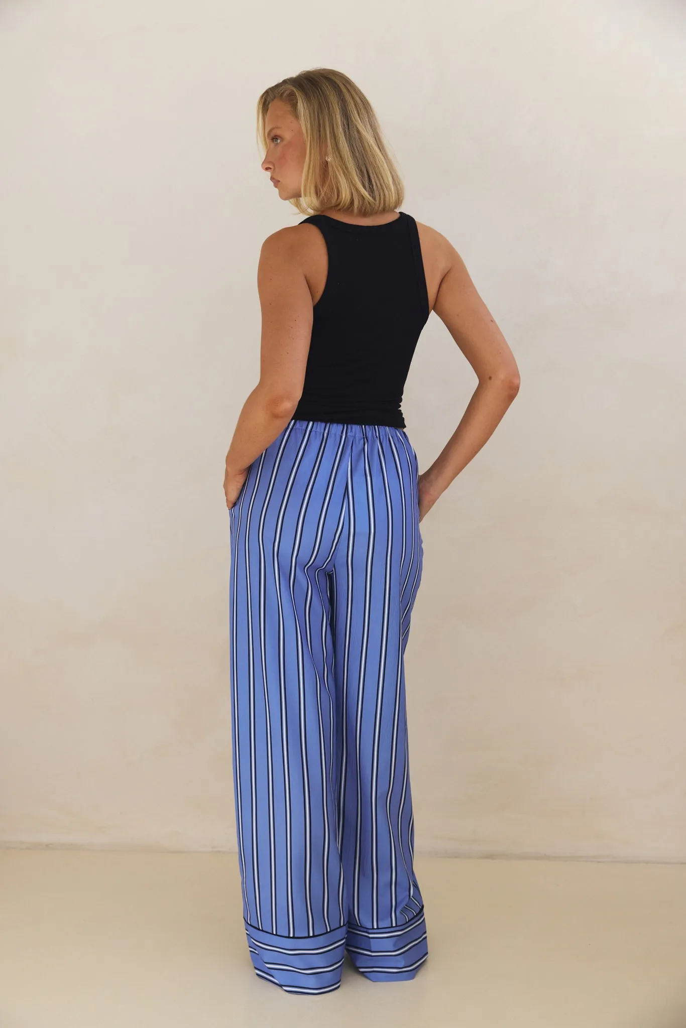 Nina Pant (Blue Stripe)