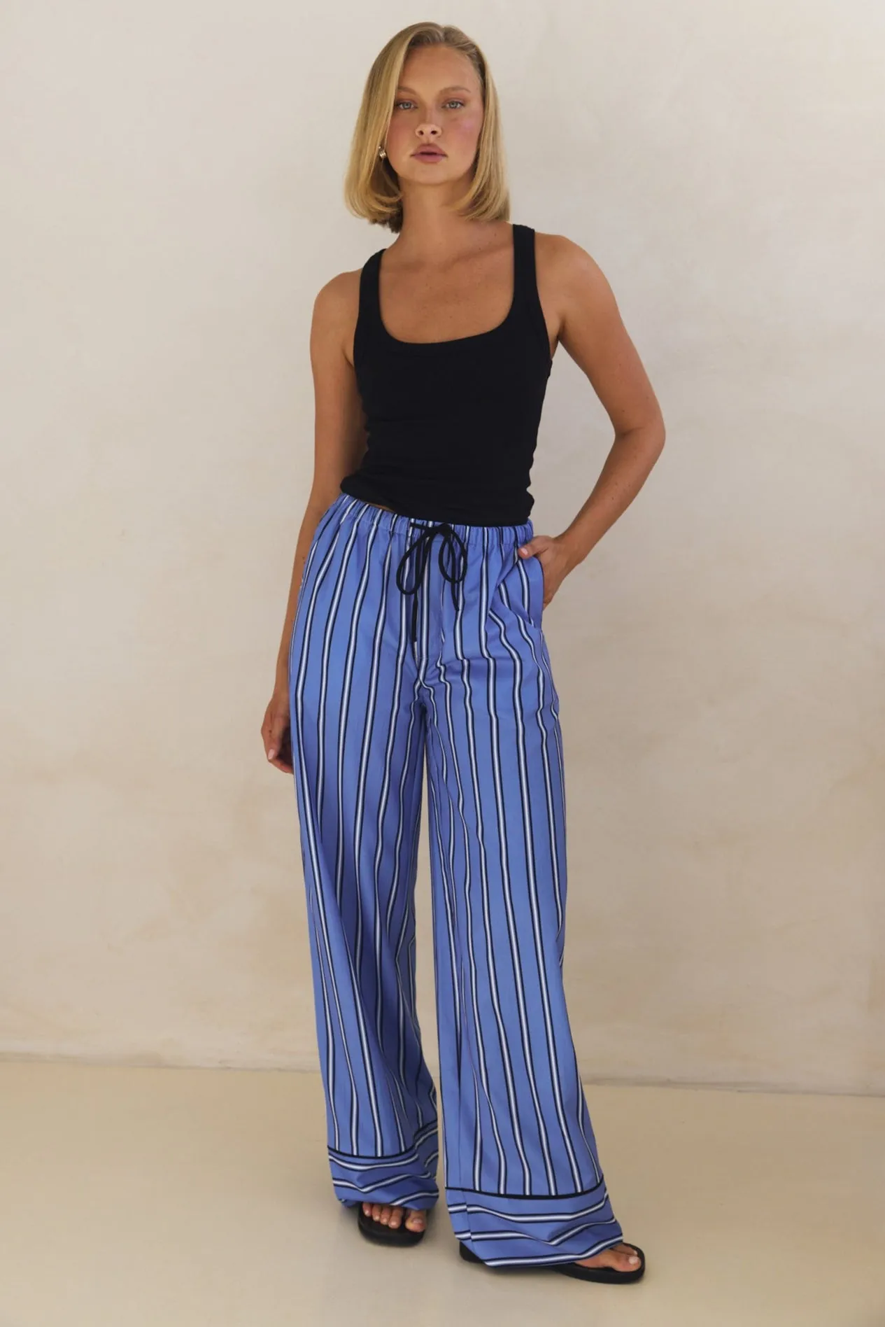 Nina Pant (Blue Stripe)