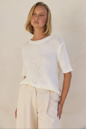 Nova Knit Top (Cream)
