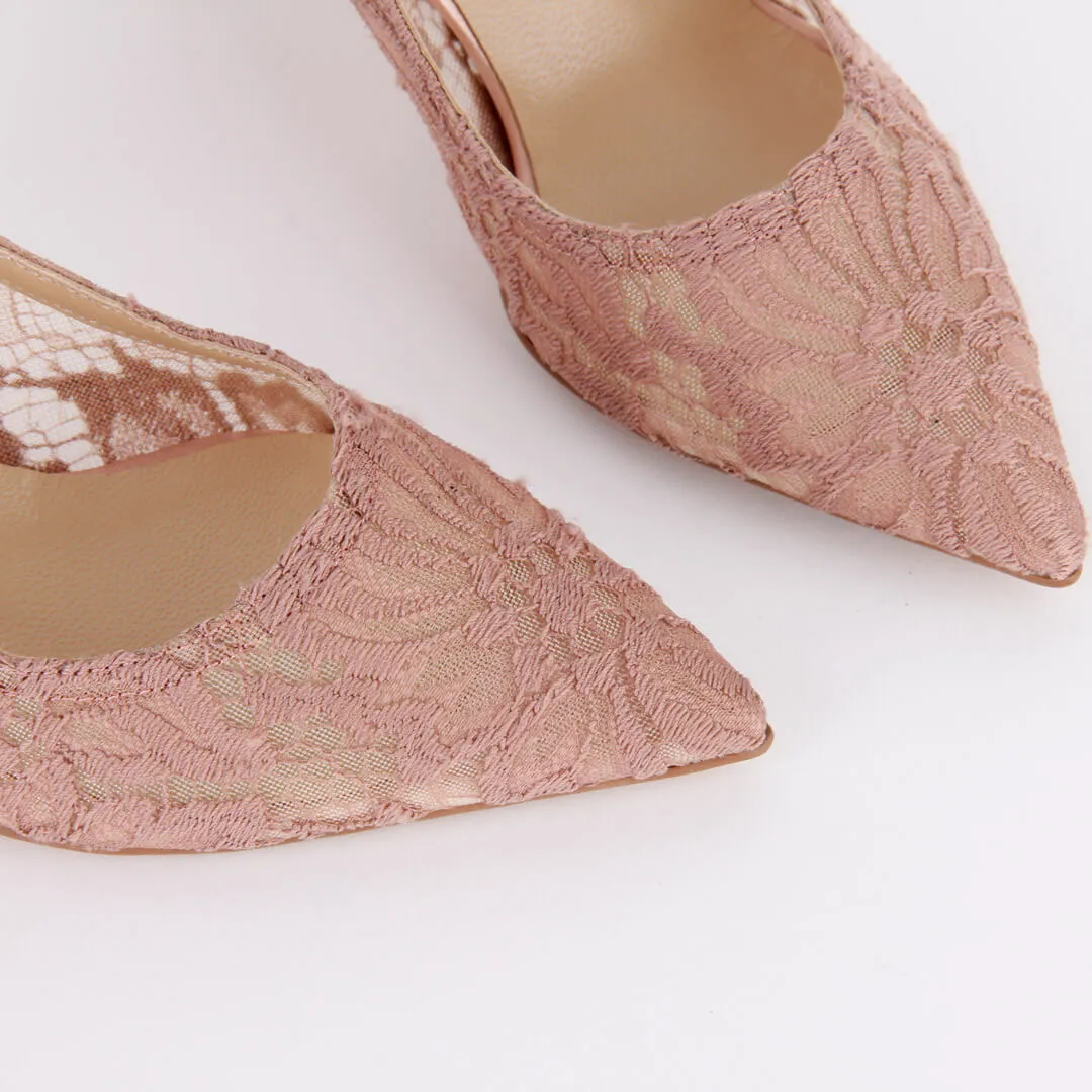 *NOZZE - mud pink, 6cm, size UK 1