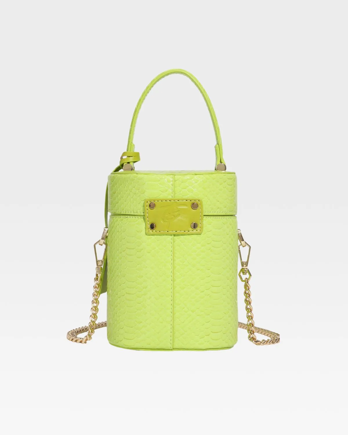 PY Mini Barrel Purse in Apple Green
