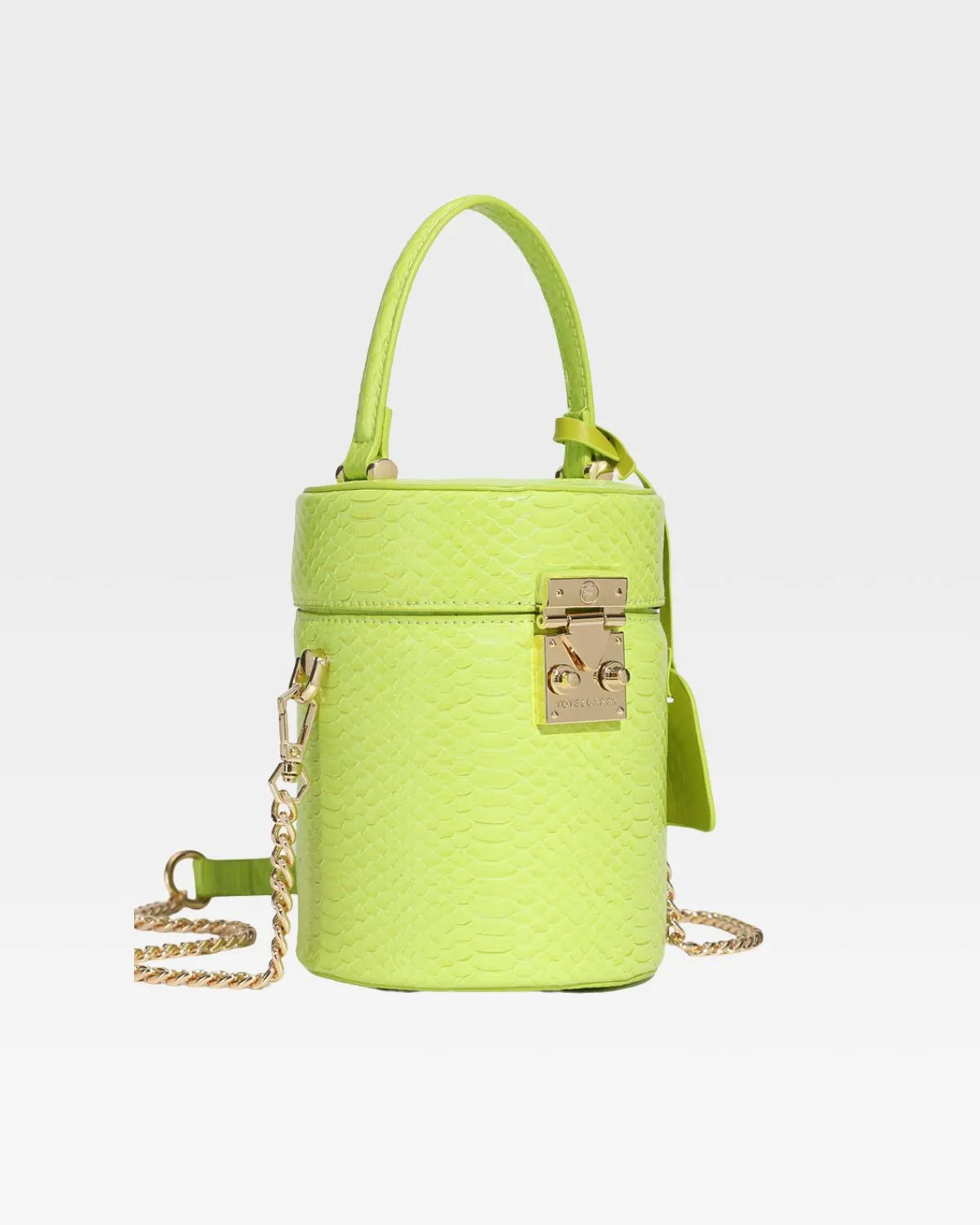 PY Mini Barrel Purse in Apple Green