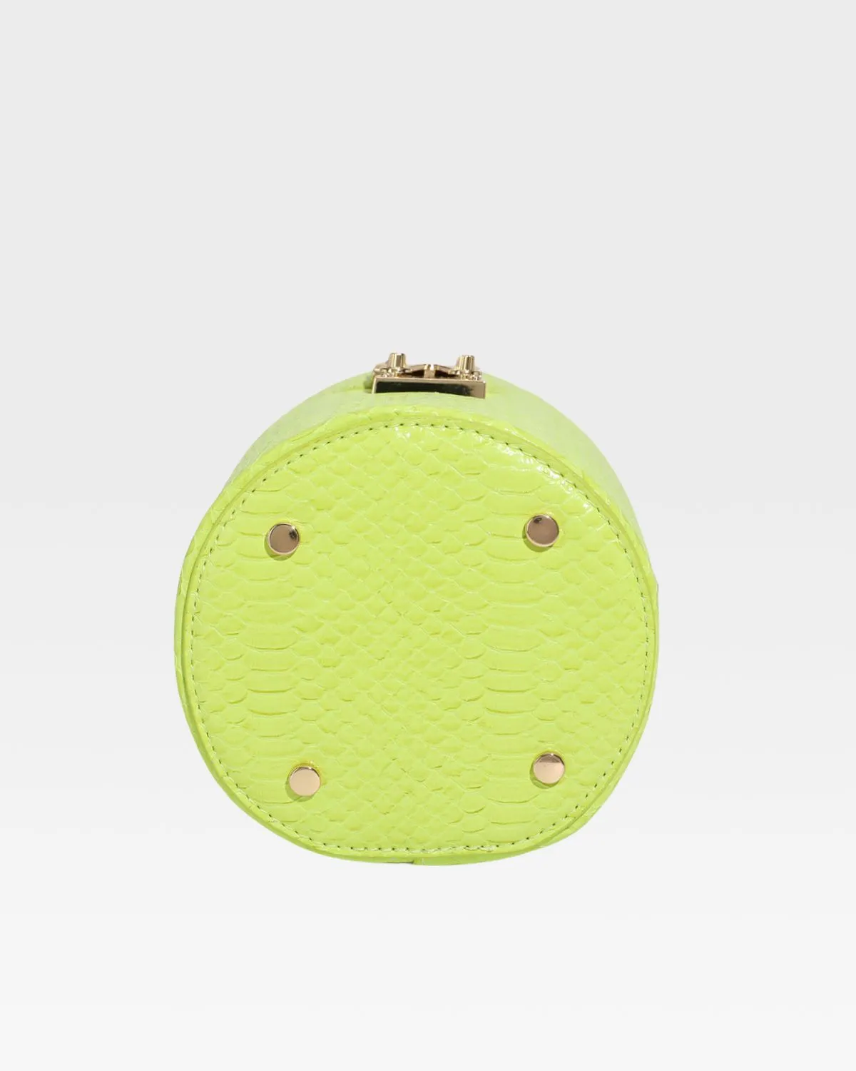 PY Mini Barrel Purse in Apple Green