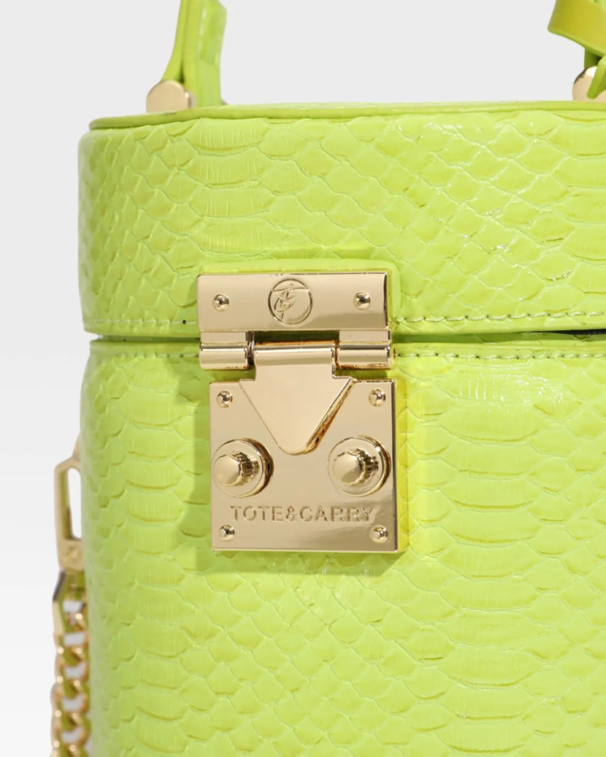 PY Mini Barrel Purse in Apple Green