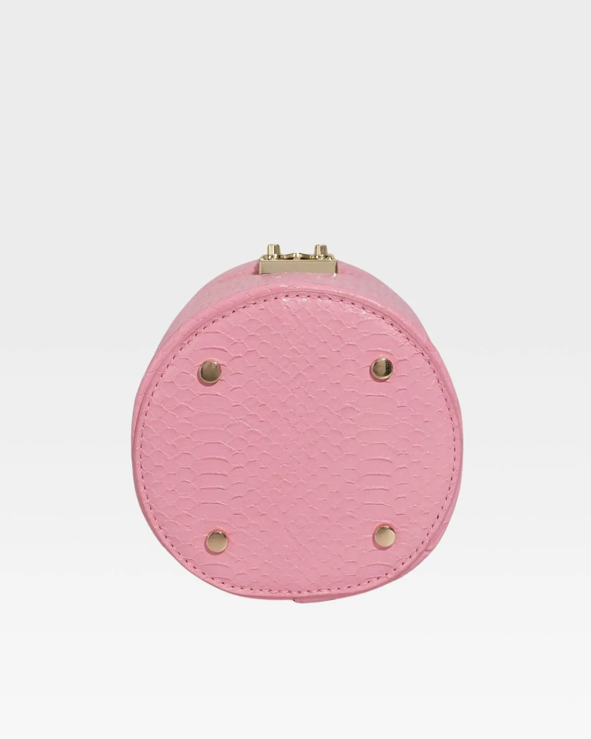 PY Mini Barrel Purse in Baby Pink