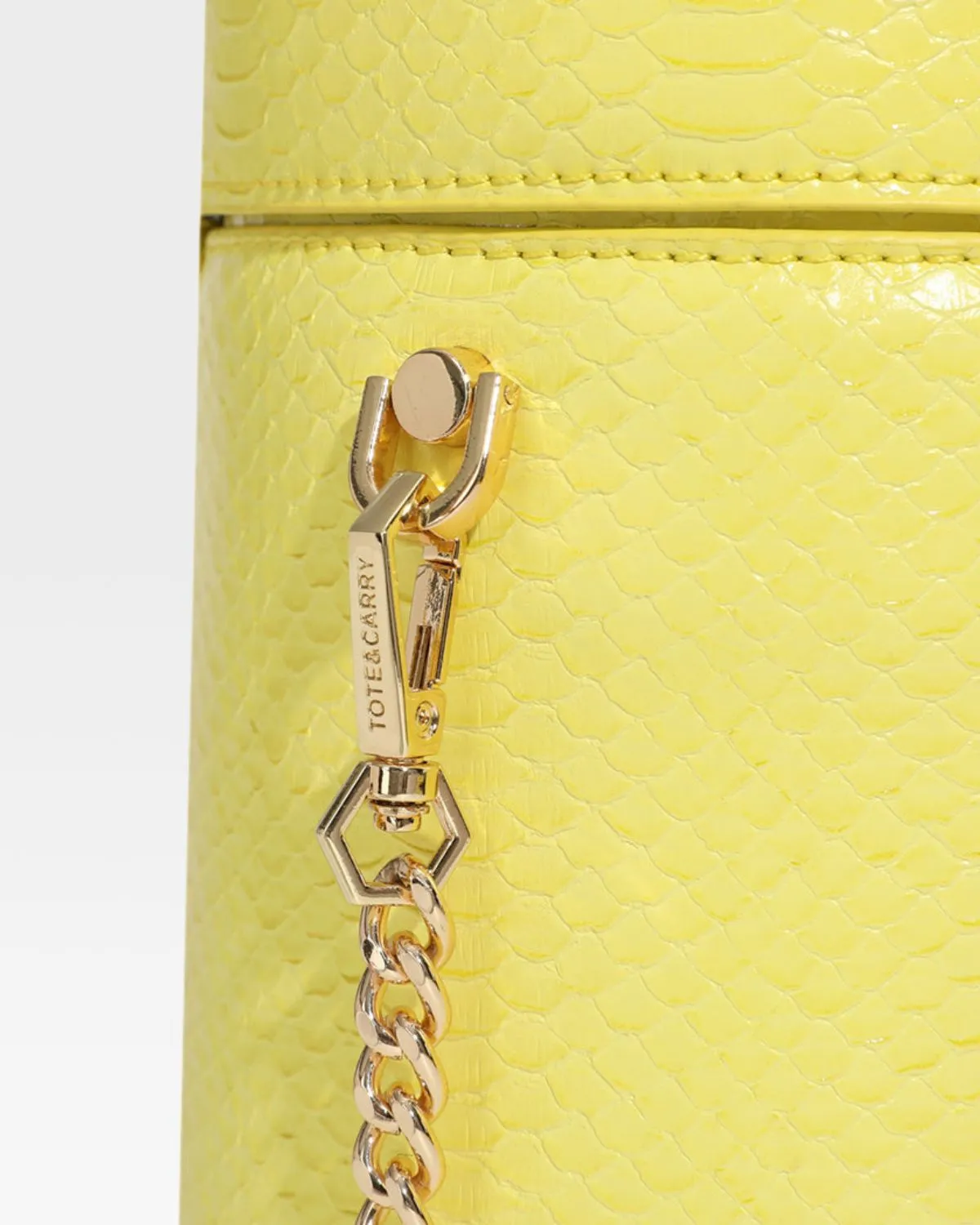 PY Mini Barrel Purse in Yellow