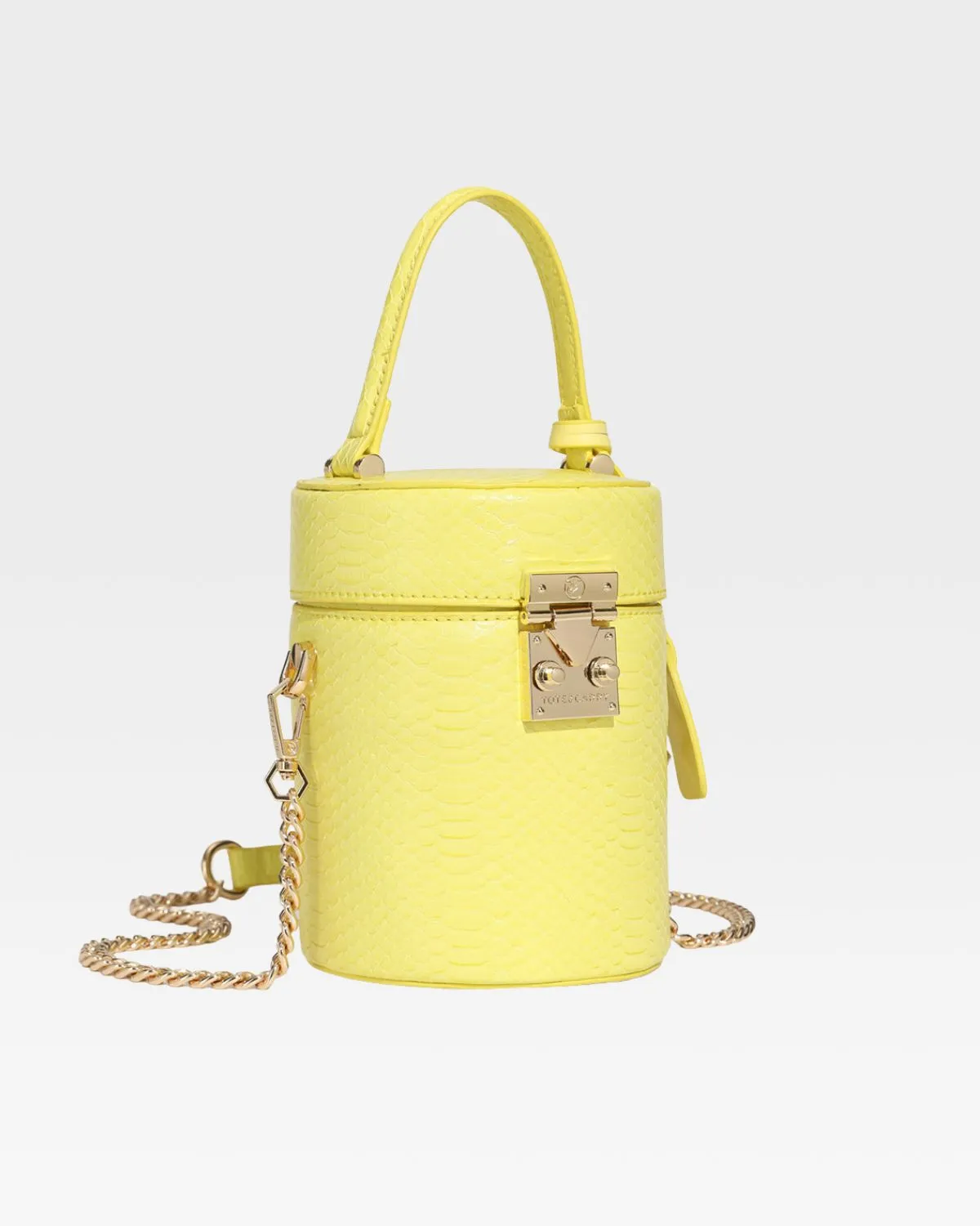 PY Mini Barrel Purse in Yellow