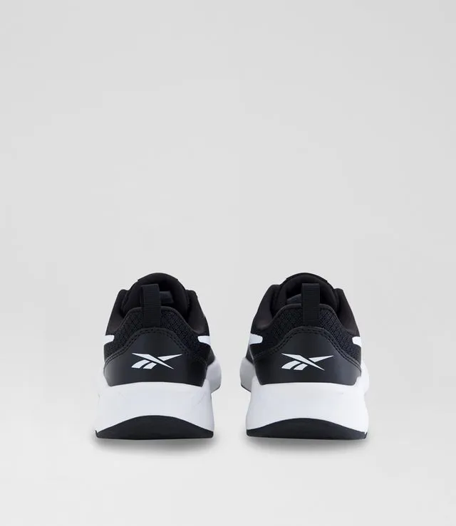 REEBOK KID'S ENERGEN RUN 3 BLACK/WHITE RUNNING SHOES