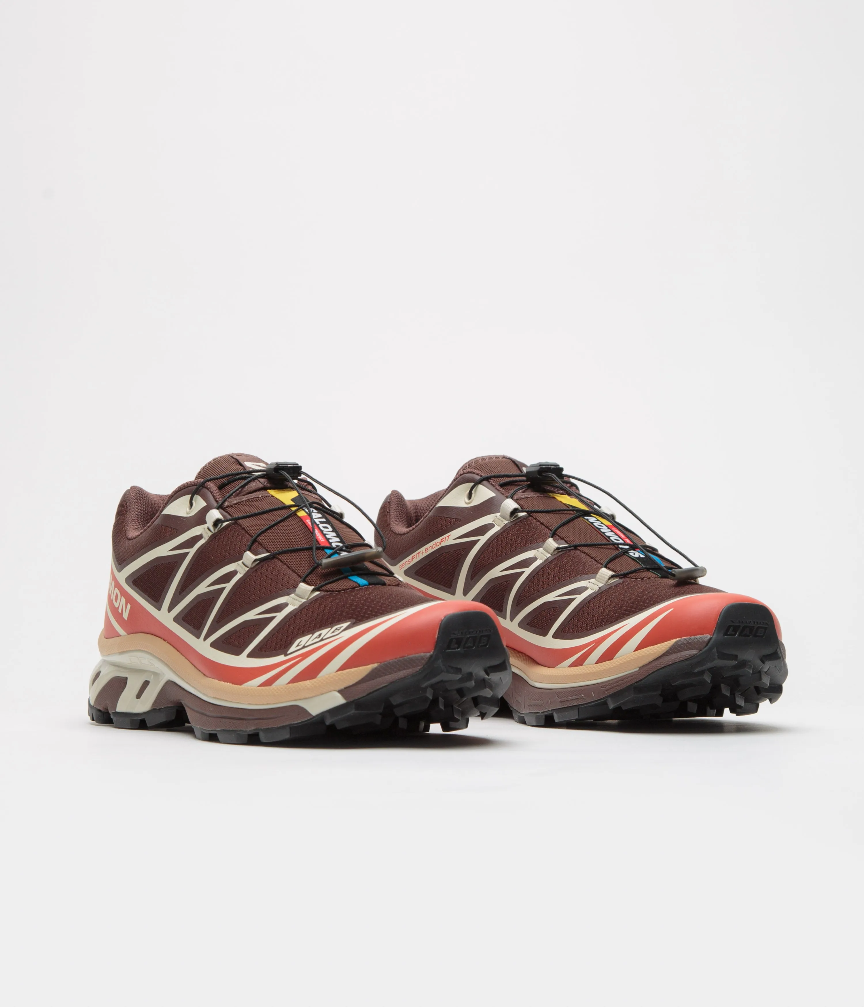 Salomon XT-6 Shoes - Roasted Clay / Burnt Ochre / Almond Milk