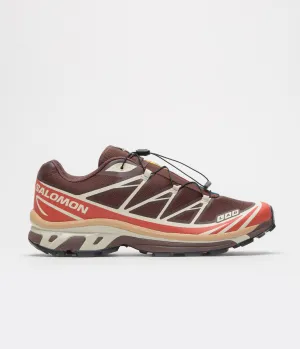 Salomon XT-6 Shoes - Roasted Clay / Burnt Ochre / Almond Milk