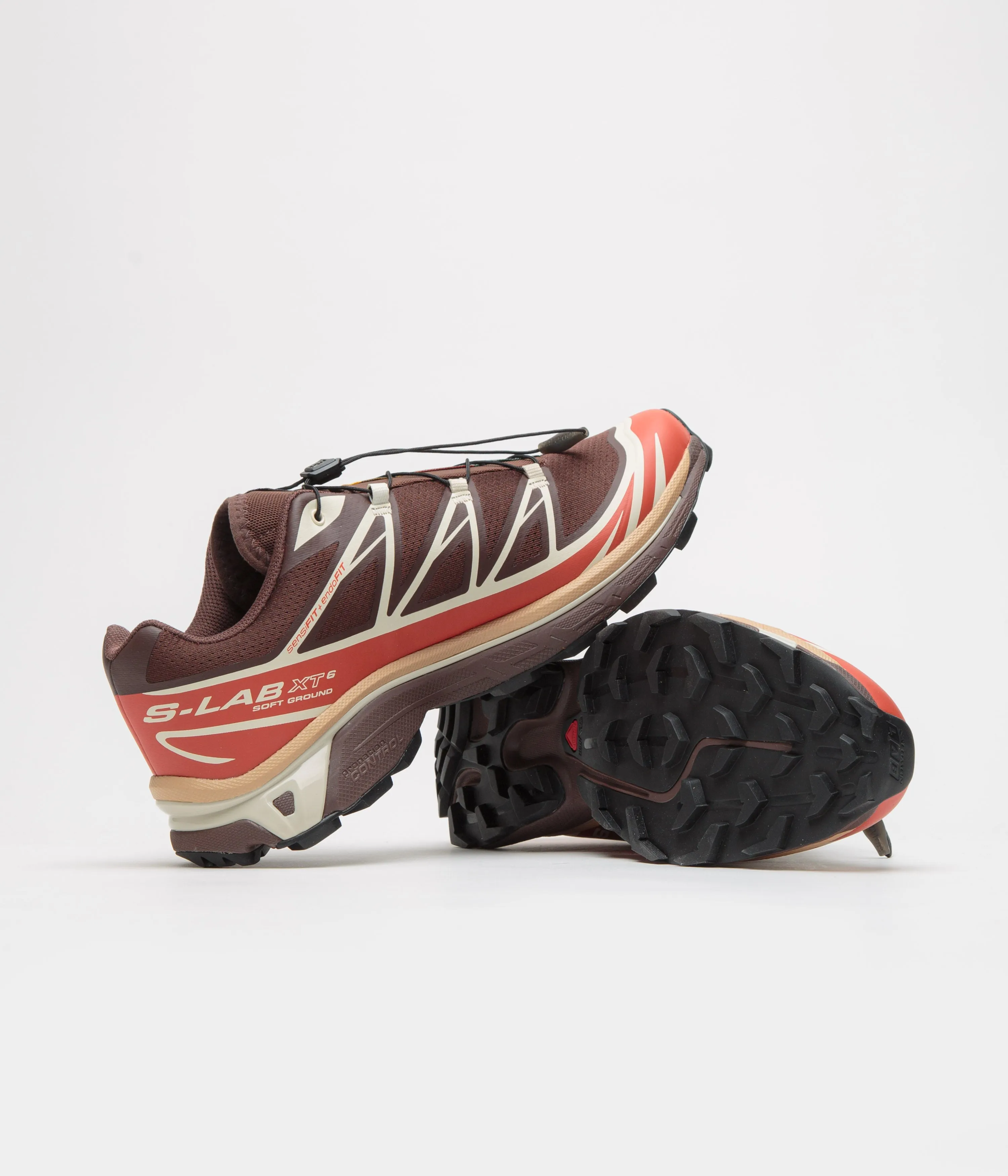 Salomon XT-6 Shoes - Roasted Clay / Burnt Ochre / Almond Milk