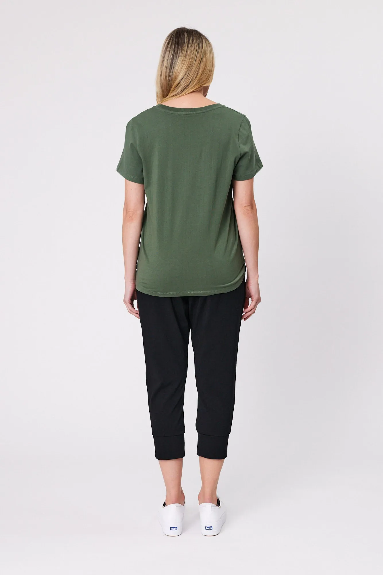 Shine On Essentials Cotton Elastane 3/4 Jogger Black
