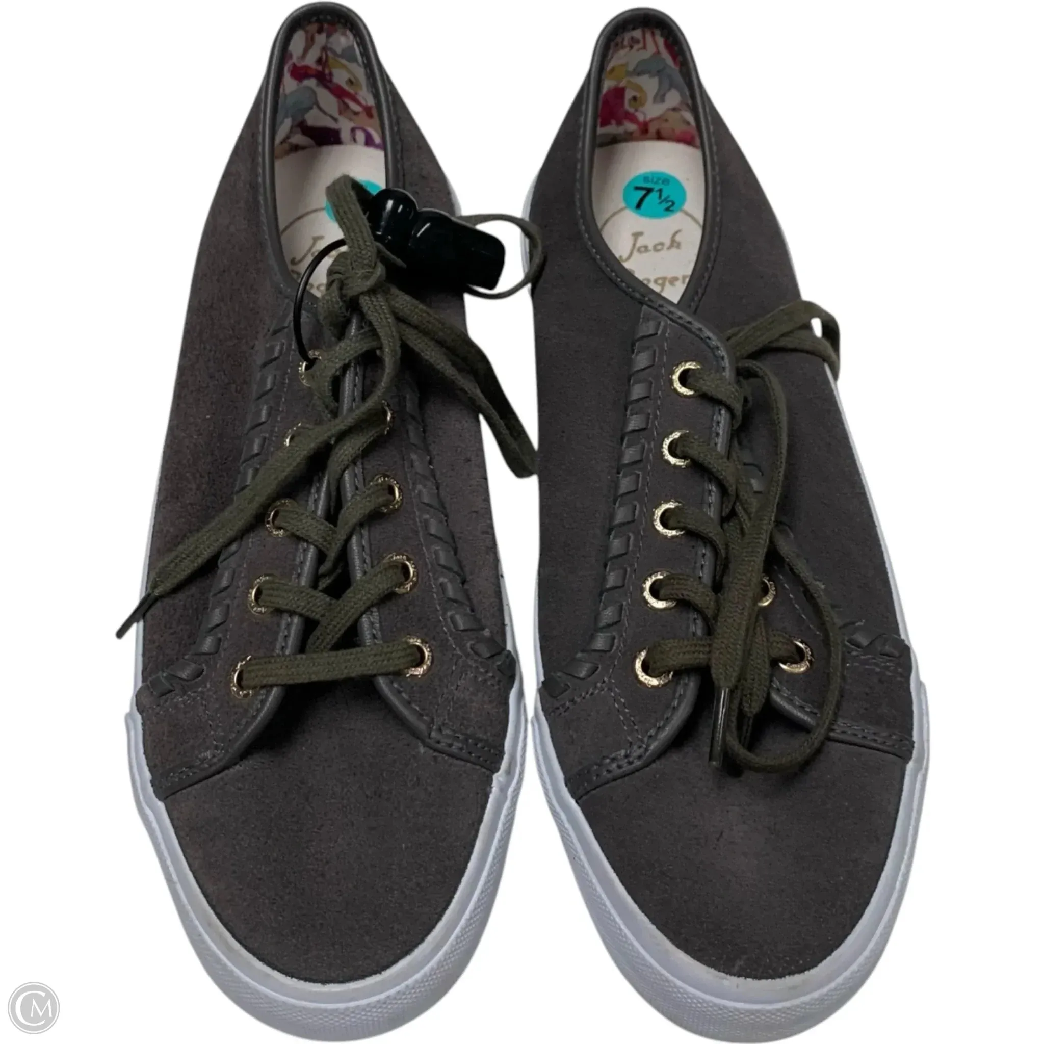 Shoes Designer By Jack Rogers In Grey, Size: 7.5
