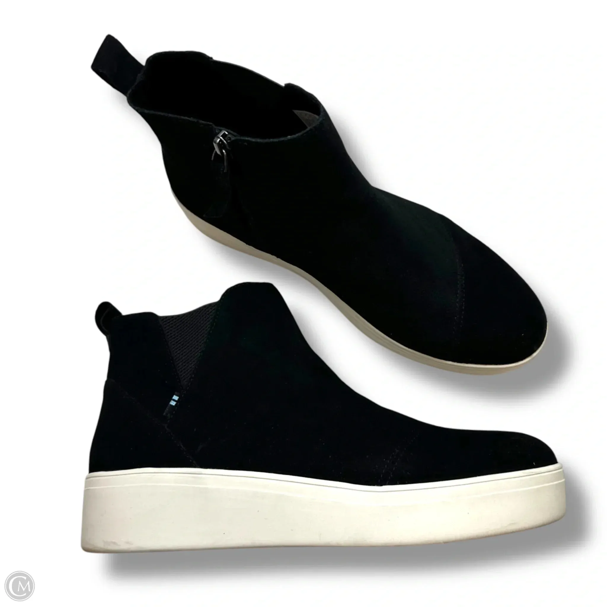 Shoes Flats By Toms In Black, Size: 10