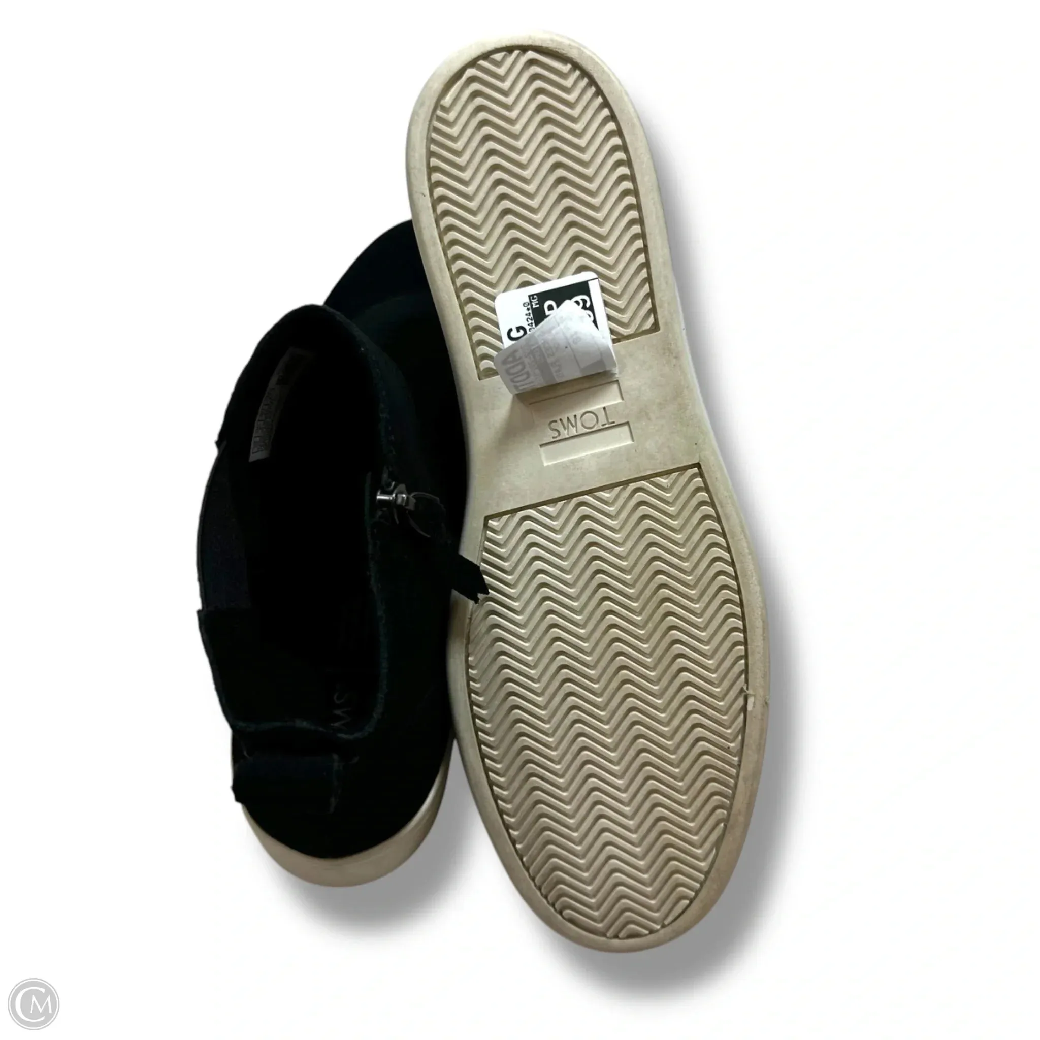 Shoes Flats By Toms In Black, Size: 10