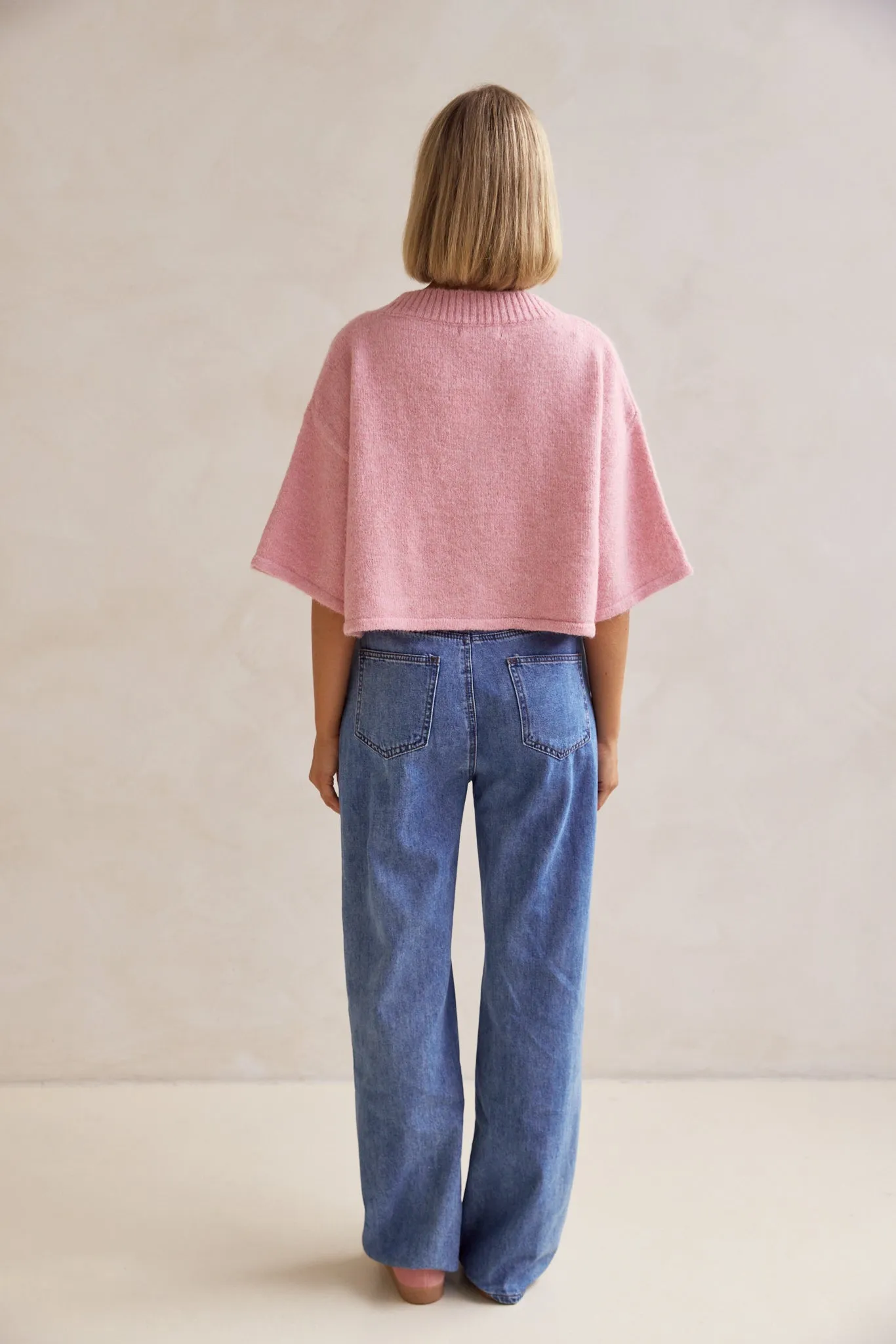 Tammy Knit Cardigan (Pink)