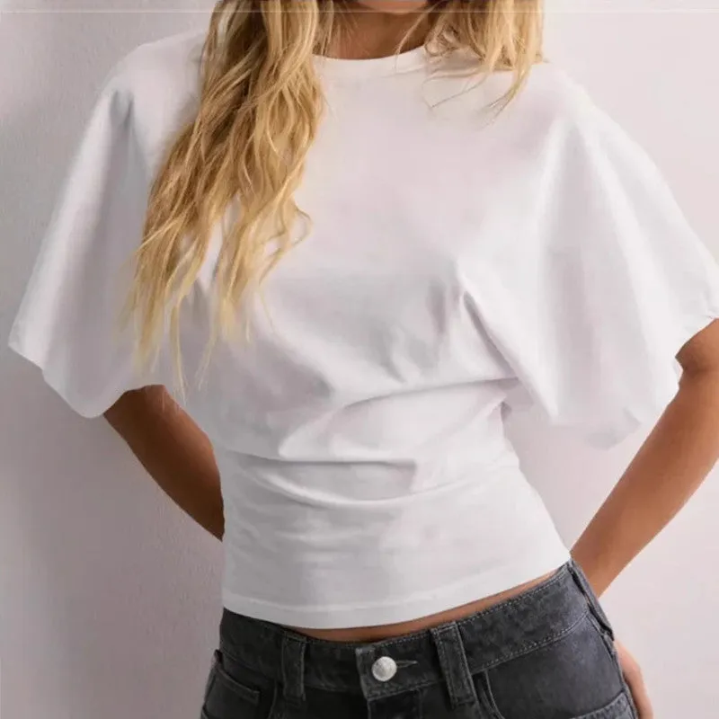 Women Round Neck  T-shirt