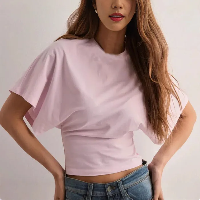 Women Round Neck  T-shirt