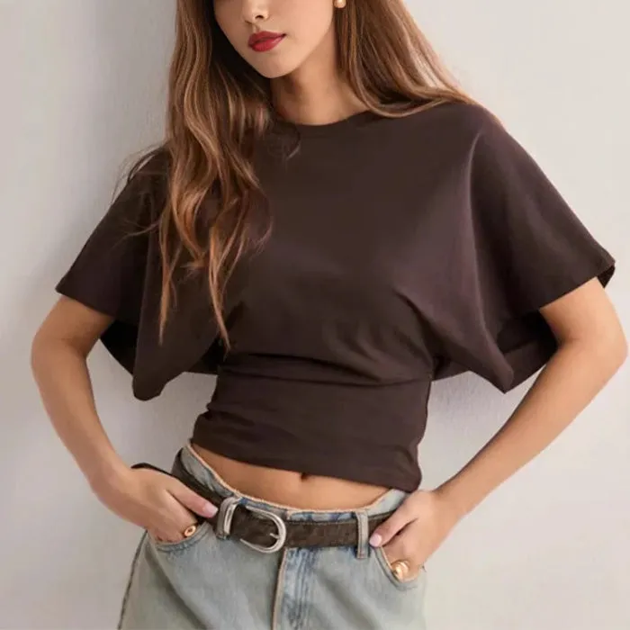 Women Round Neck  T-shirt