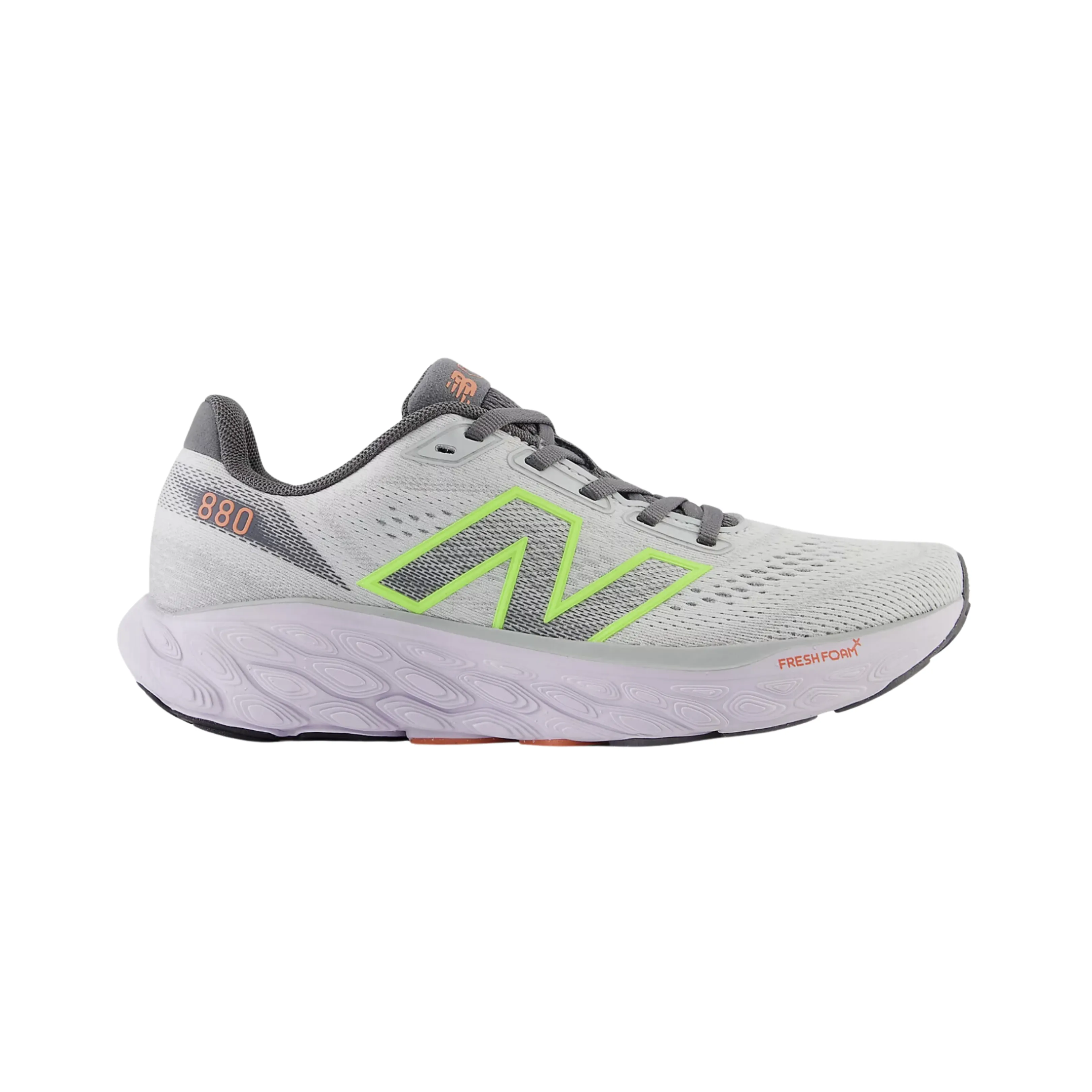 Women's Fresh Foam x 880v14 - Grey Matter with Taro and Bleached Lime Glo (B Width)